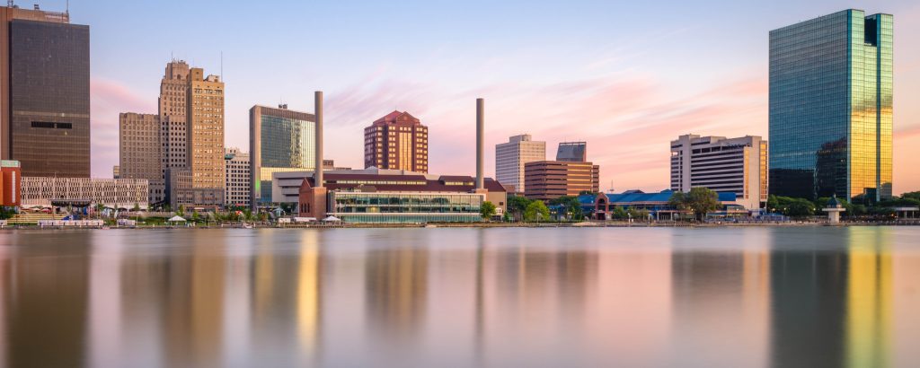 Toledo, Ohio Skyline